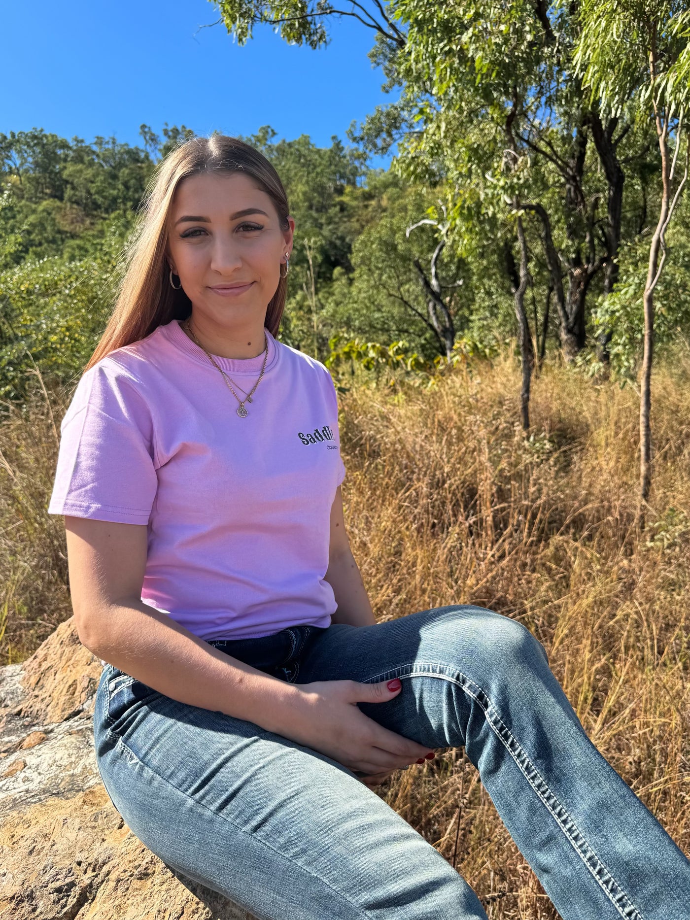 Womens Classic Pink Tee