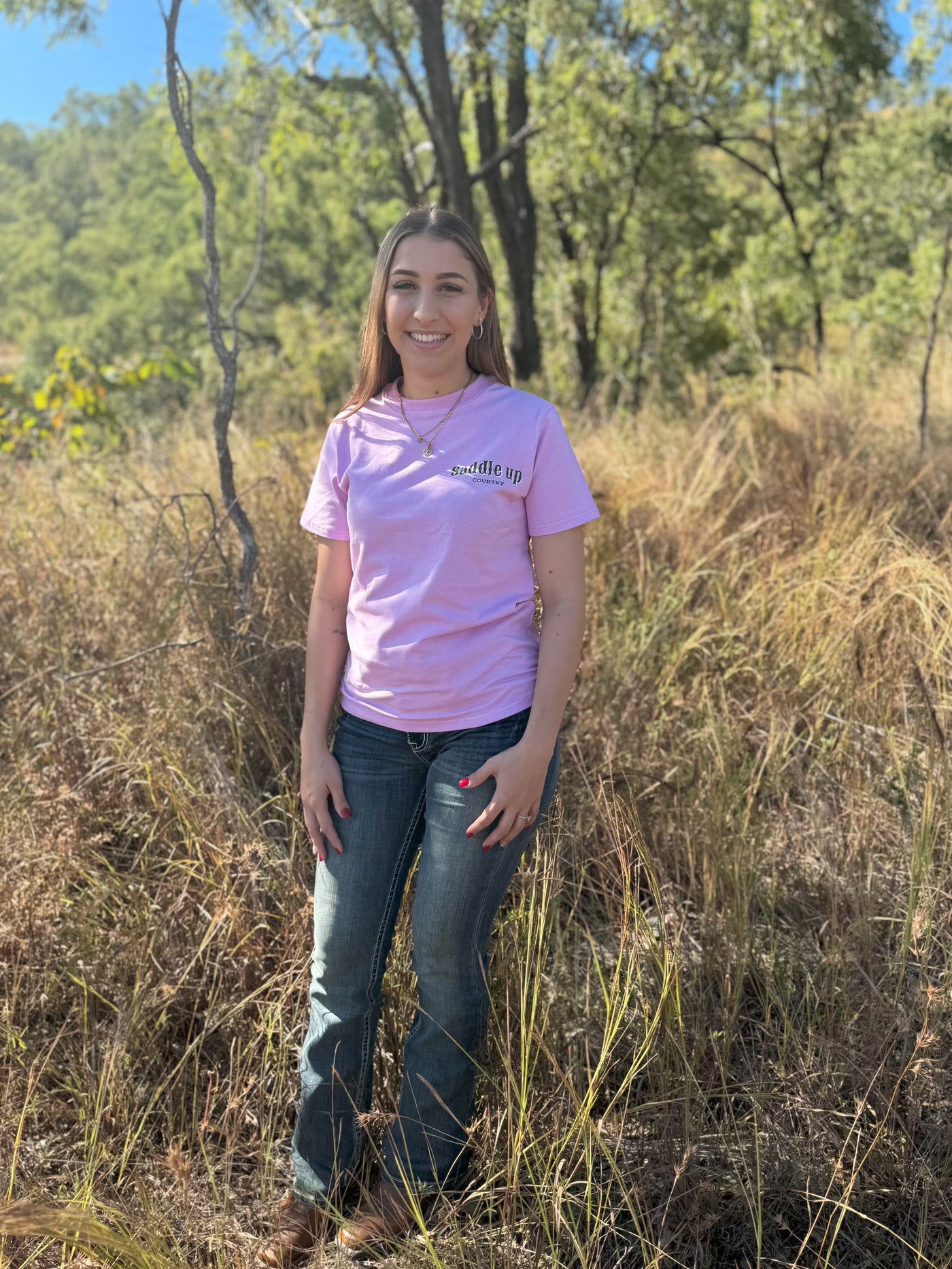 Womens Classic Pink Tee