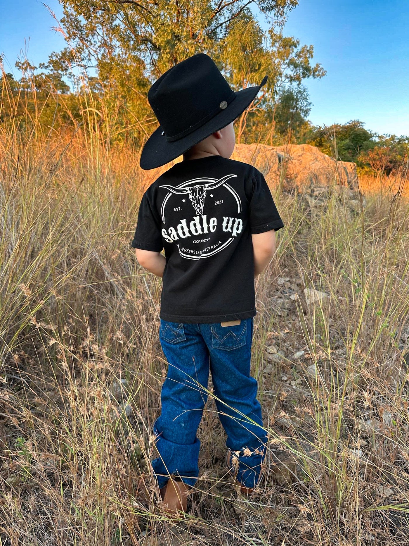 Kids Classic Black Tee