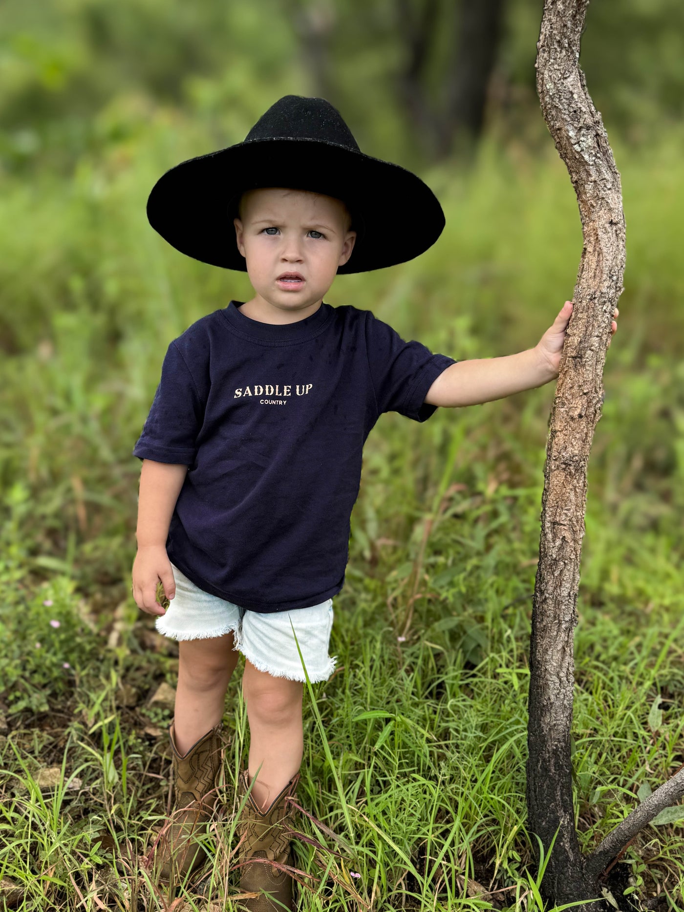 Signature Navy Kids Tee