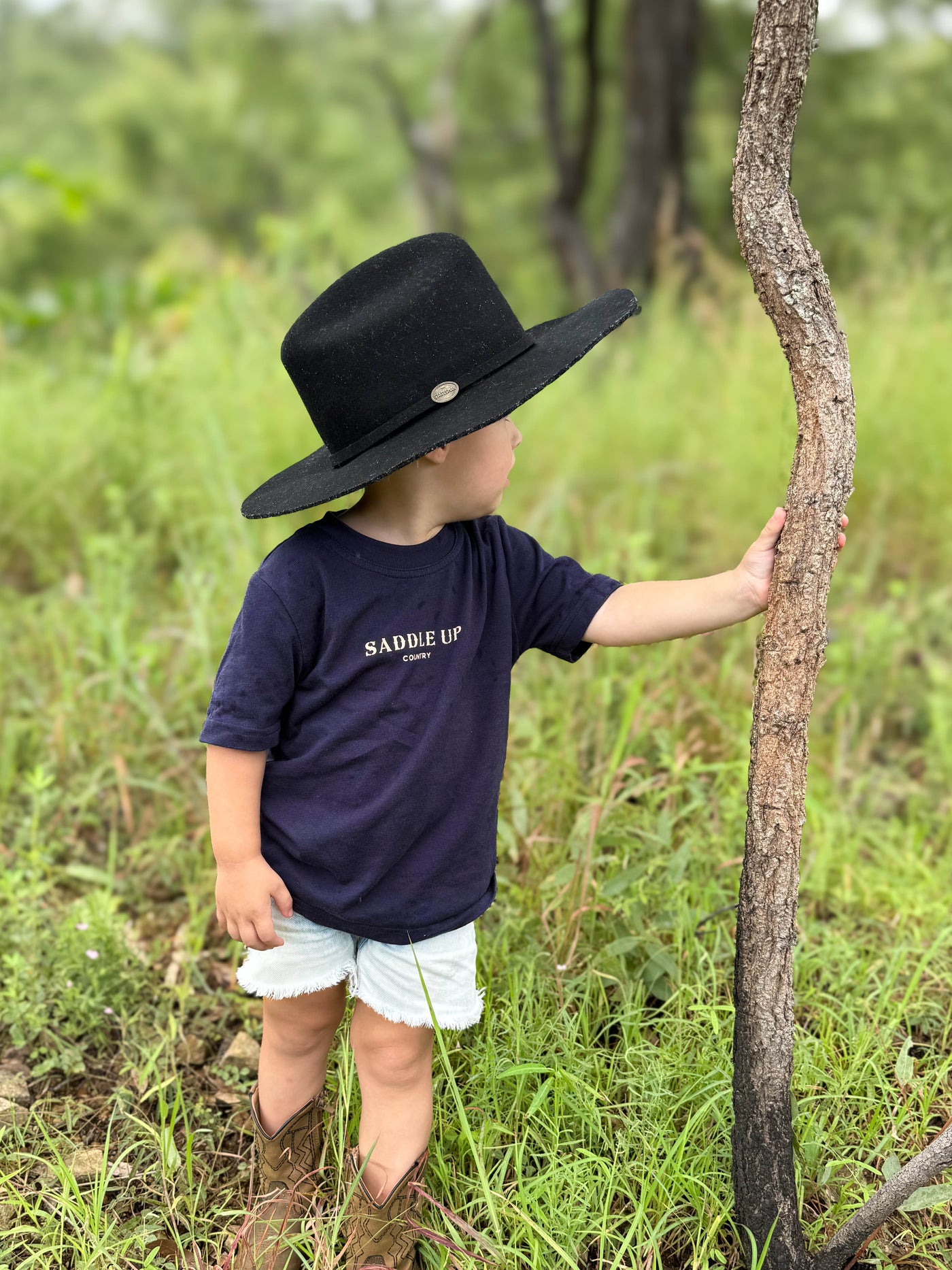 Signature Navy Kids Tee